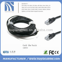 15m Shielded Cat6 Patch Cable For for network adapters, hubs, switches, routers